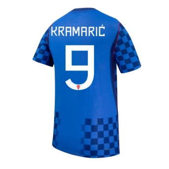 Billige Fotballdrakt Kroatia Andrej Kramaric #9 Replika Bortedrakt VM 2026 Kortermet